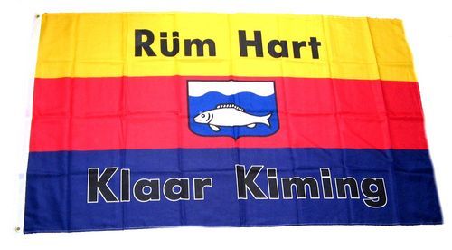 Fahne / Flagge Rüm Hart Klaar Kiming 90 x 150 cm
