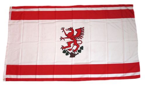 Flagge Fahne Sassnitz Hissflagge 90 x 150 cm 