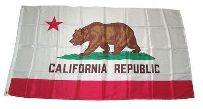 Fahne / Flagge USA - Kalifornien 90 x 150 cm