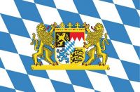 Fahnen Aufkleber Sticker Freistaat Bayern Löwen