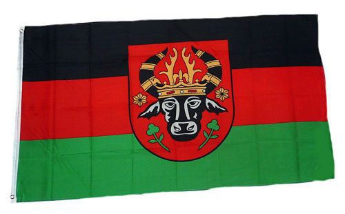 Fahne Güstrow Hissflagge 90 x 150 cm Flagge 