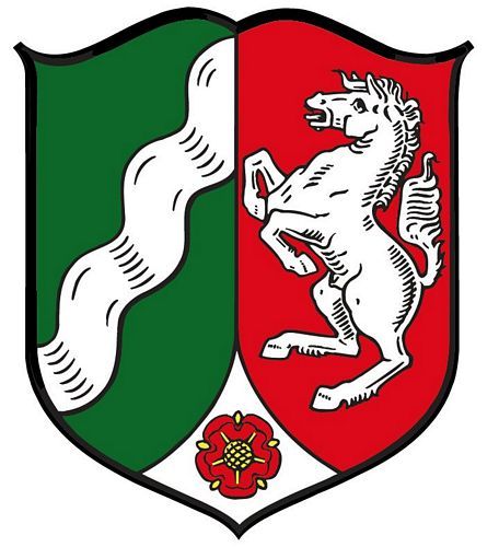 Wappenschild Aufkleber Sticker Nordrhein Westfalen
