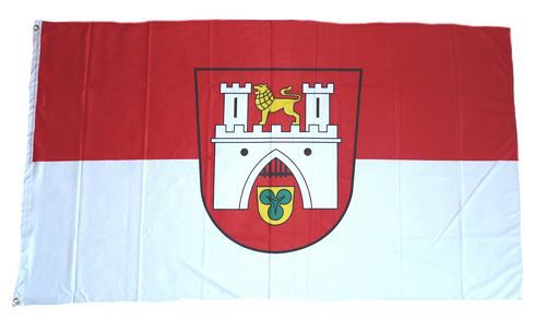 Fahne Flagge Hannover mit großem Wappen 90 x 150 cm 
