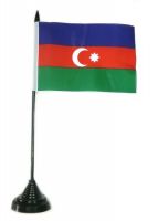 Fahne / Tischflagge Aserbaidschan NEU 11 x 16 cm Fahnen