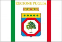 Fahnen Aufkleber Sticker Italien - Apulien Puglia
