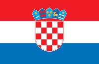 Fahnen Aufkleber Sticker Kroatien
