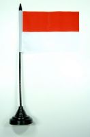 Fahne / Tischflagge Monaco 11 x 16 cm Flaggen