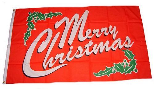 Flagge Fahne Merry Christmas Hissflagge 60 x 90 cm 