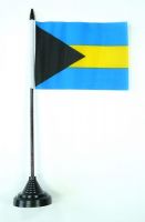 Fahne / Tischflagge Bahamas NEU 11 x 16 cm Flaggen