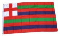 Fahne / Flagge Großbritannien Red Green White Stripe 90 x 150 cm