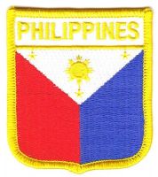 Wappen Aufnäher Fahne Philippinen