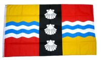 Fahne / Flagge England - Bedfordshire new 90 x 150 cm