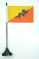 Fahne / Tischflagge Bhutan 11 x 16 cm Flaggen