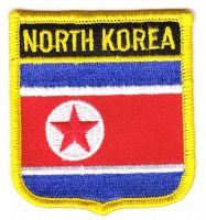 Wappen Aufnäher Fahne Nordkorea