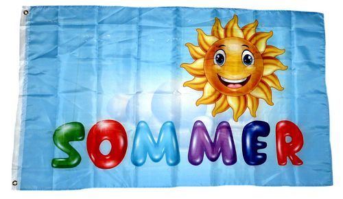Fahne Flagge Sommer See 90 x 150 cm 