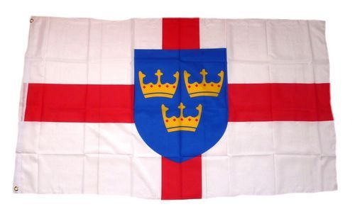 Flagge Fahne England East Anglia Hissflagge 90 x 150 cm