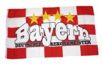 Fahne / Flagge Bayern Rekordmeister Fan 90 x 150 cm