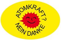 Wappen Aufkleber Sticker Atomkraft - Nein Danke!