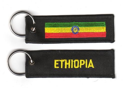Fahnen Schlüsselanhänger Äthiopien