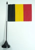 Fahne / Tischflagge Belgien NEU 11 x 16 cm Flaggen