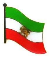 Flaggen Pin Iran Royal Löwe NEU Fahne Flagge Anstecknadel