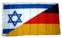 Fahne / Flagge Deutschland / Israel 90 x 150 cm