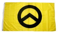 Fahne / Flagge Identitäre Bewegung gelb 90 x 150 cm