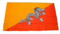Flagge Fahne Bhutan 30 x 45 cm