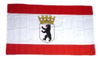 Flagge Fahne Berlin Bär mit Krone 30 x 45 cm