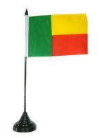 Fahne / Tischflagge Benin NEU 11 x 16 cm Flaggen