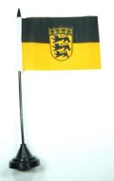 Fahne / Tischflagge Baden Württemberg 11 x 16 cm