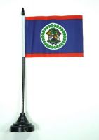 Fahne / Tischflagge Belize NEU 11 x 16 cm Flaggen