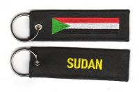 Fahnen Schlüsselanhänger Sudan