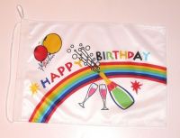 Bootsflagge Happy Birthday 30 x 45 cm