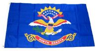 Fahne / Flagge USA - North Dakota 90 x 150 cm