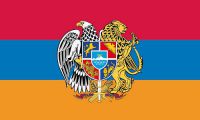 Flagge / Fahne Armenien Wappen Hissflagge 90 x 150 cm