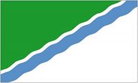 Fahne / Flagge Russland - Nowosibirsk 90 x 150 cm