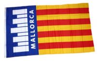 Fahne / Flagge Spanien - Mallorca Schrift 90 x 150 cm