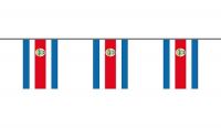 Flaggenkette Costa Rica 6 m