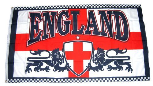 Fahne / Flagge England Löwe Wappen 90 x 150 cm