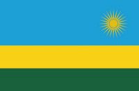 Fahnen Aufkleber Sticker Ruanda