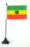 Fahne / Tischflagge Bolivien NEU 11 x 16 cm Flaggen
