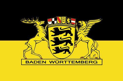 Fahnen Aufkleber Sticker Baden Württemberg Landessiegel