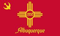 Fahne / Flagge USA - Albuquerque 90 x 150 cm