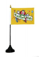 Tischfahne Karneval Fasching Clown NEU 11 x 16 cm Flagge Fahne