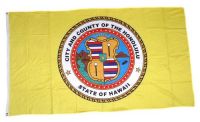 Fahne / Flagge USA - Honolulu Hawaii 90 x 150 cm