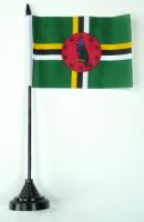 Fahne / Tischflagge Dominica NEU 11 x 16 cm Flaggen