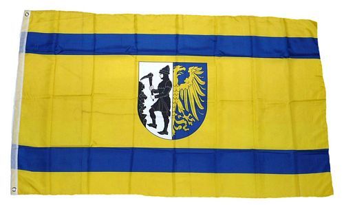 Fahne / Flagge Polen - Beuthen 90 x 150 cm