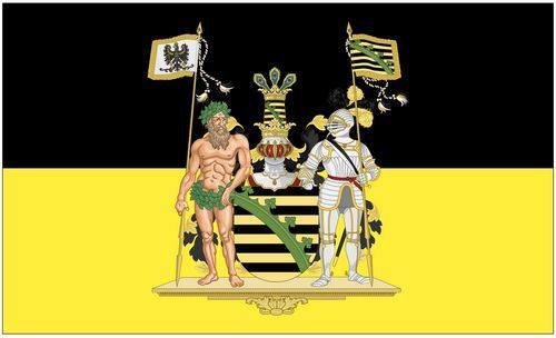 Fahne / Flagge Provinz Sachsen Wappen 90 x 150 cm