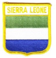 Wappen Aufnäher Fahne Sierra Leone